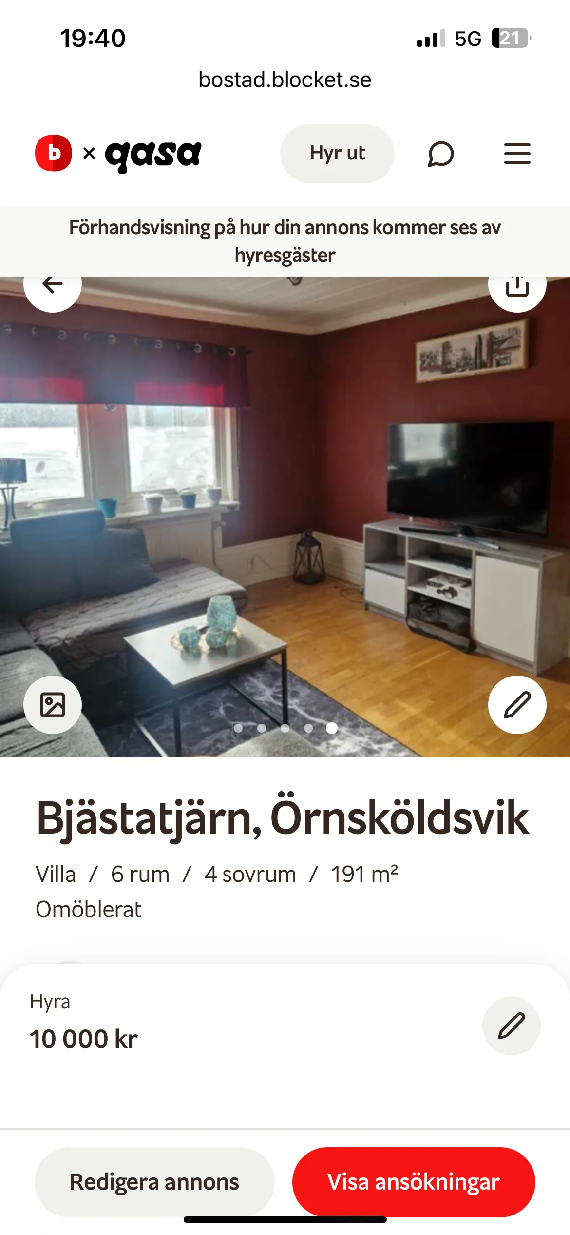 Bjästatjärn i Bjästa