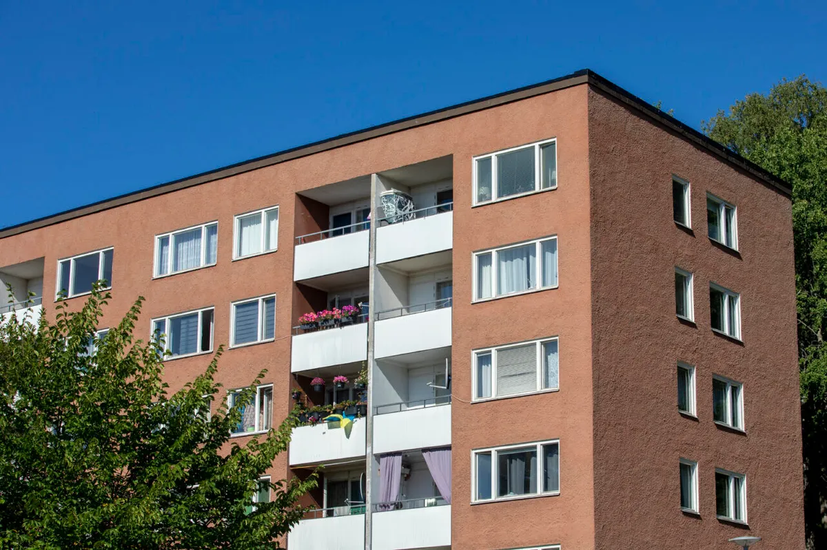 Krongårdsvägen i Vårby