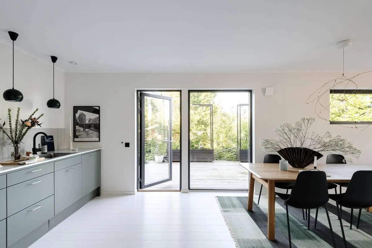 Strandvägen i Sandared