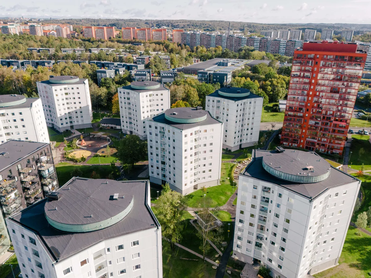 Speldosegatan i Västra frölunda