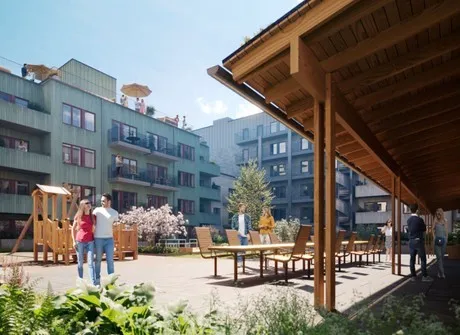 Jaktfalksgatan i Järfälla