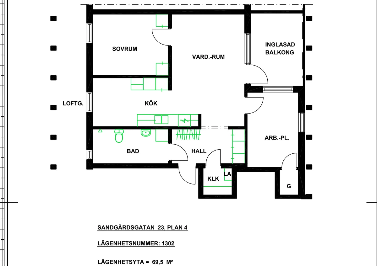 Sandgärdsgatan i Växjö