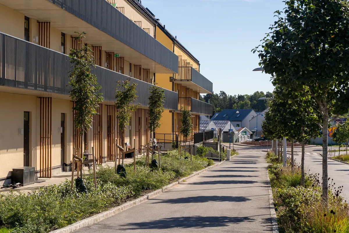 Ormbackavägen i Järfälla