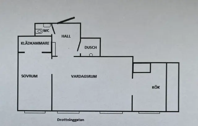 Hyreslägenhet på Kungsör i kungsor