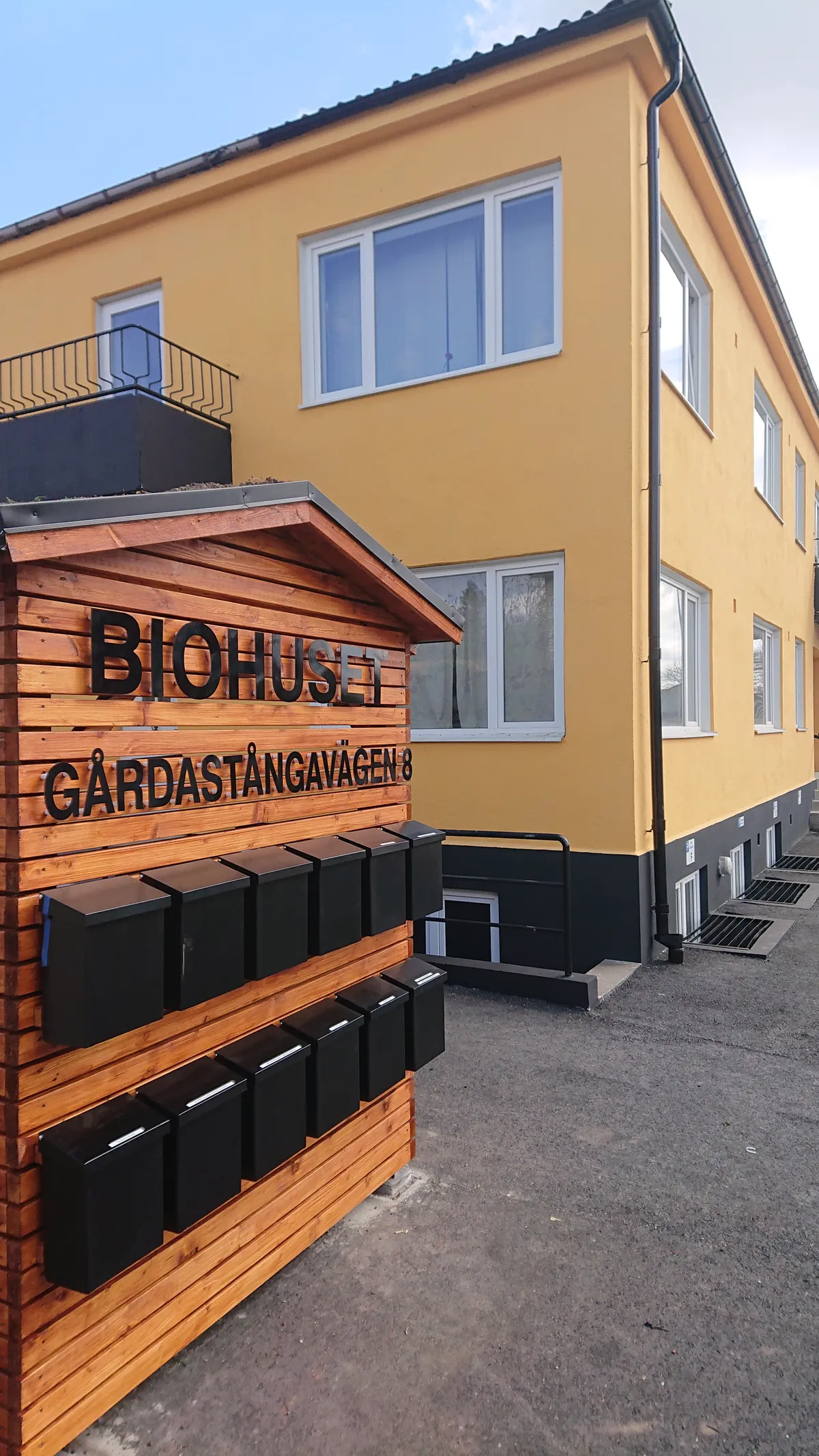 Gårdstångavägen i Harlösa