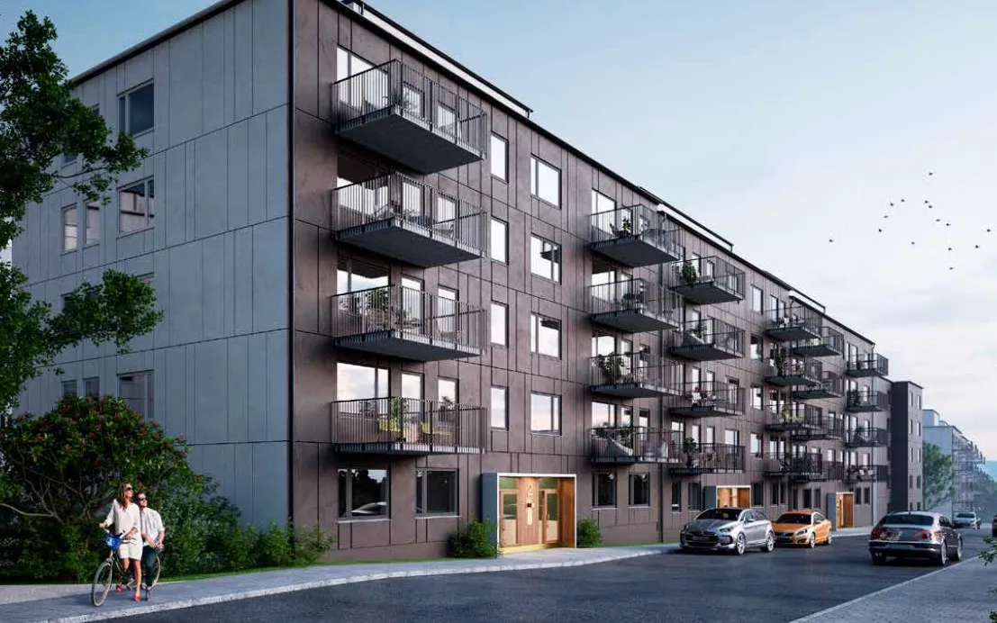 Hjärtstensvägen i Kungsängen