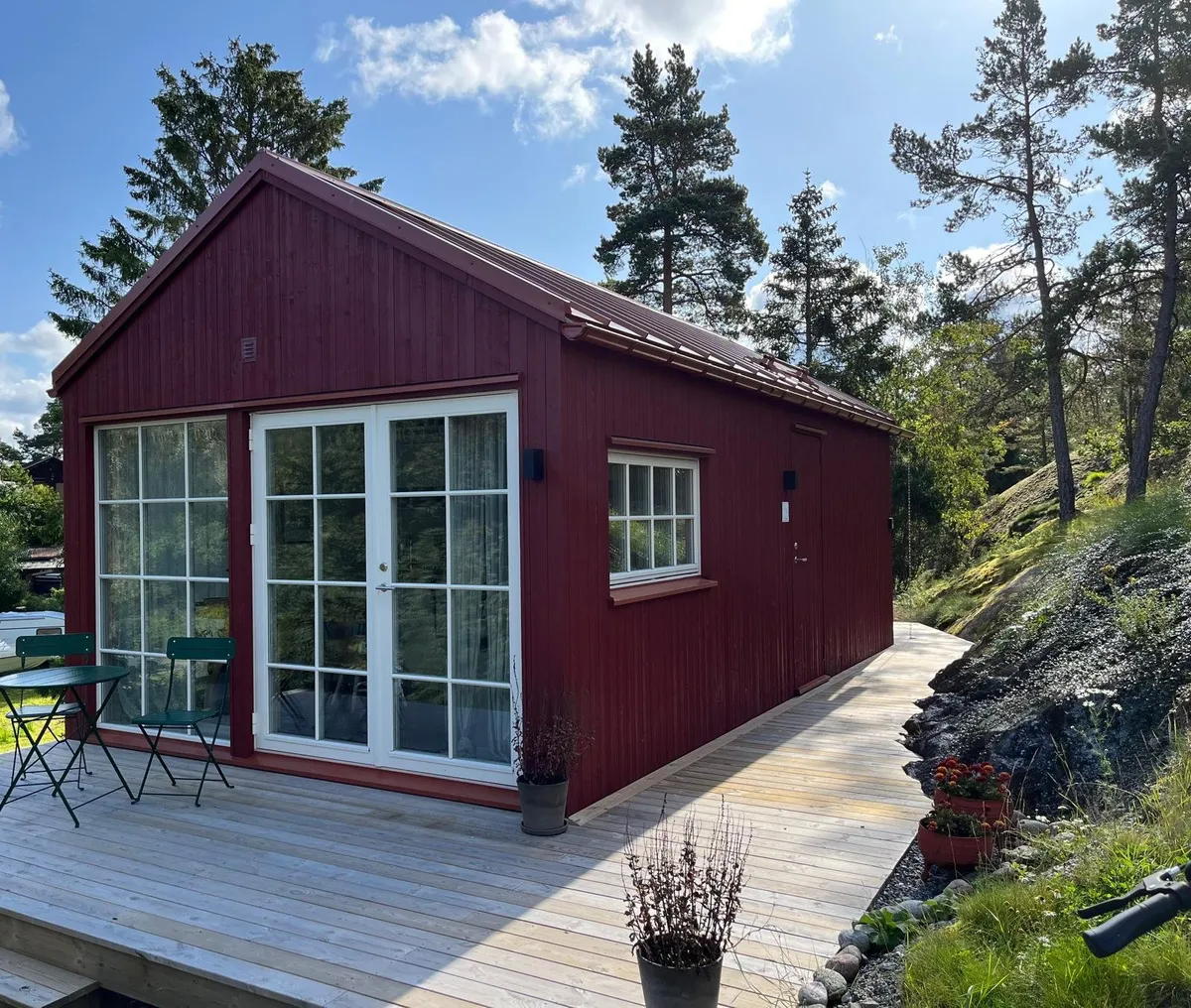 Västra Räknäsvägen i Gustavsberg