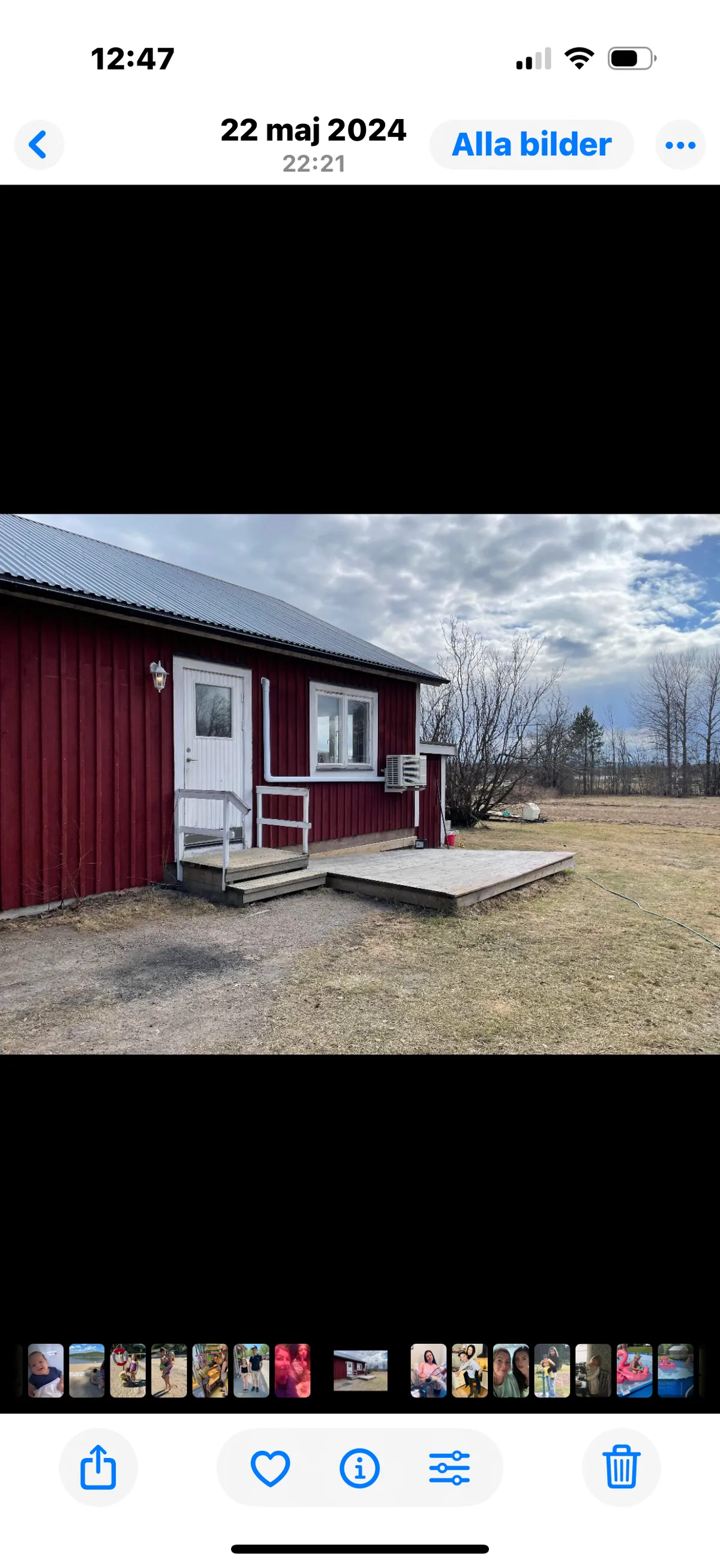 Västerbacksvägen i Bollnäs