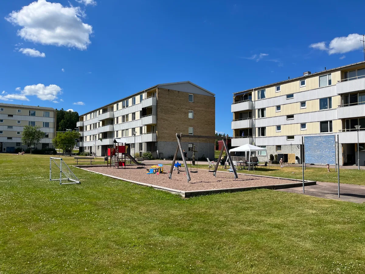 Åslidsgatan i Vålberg