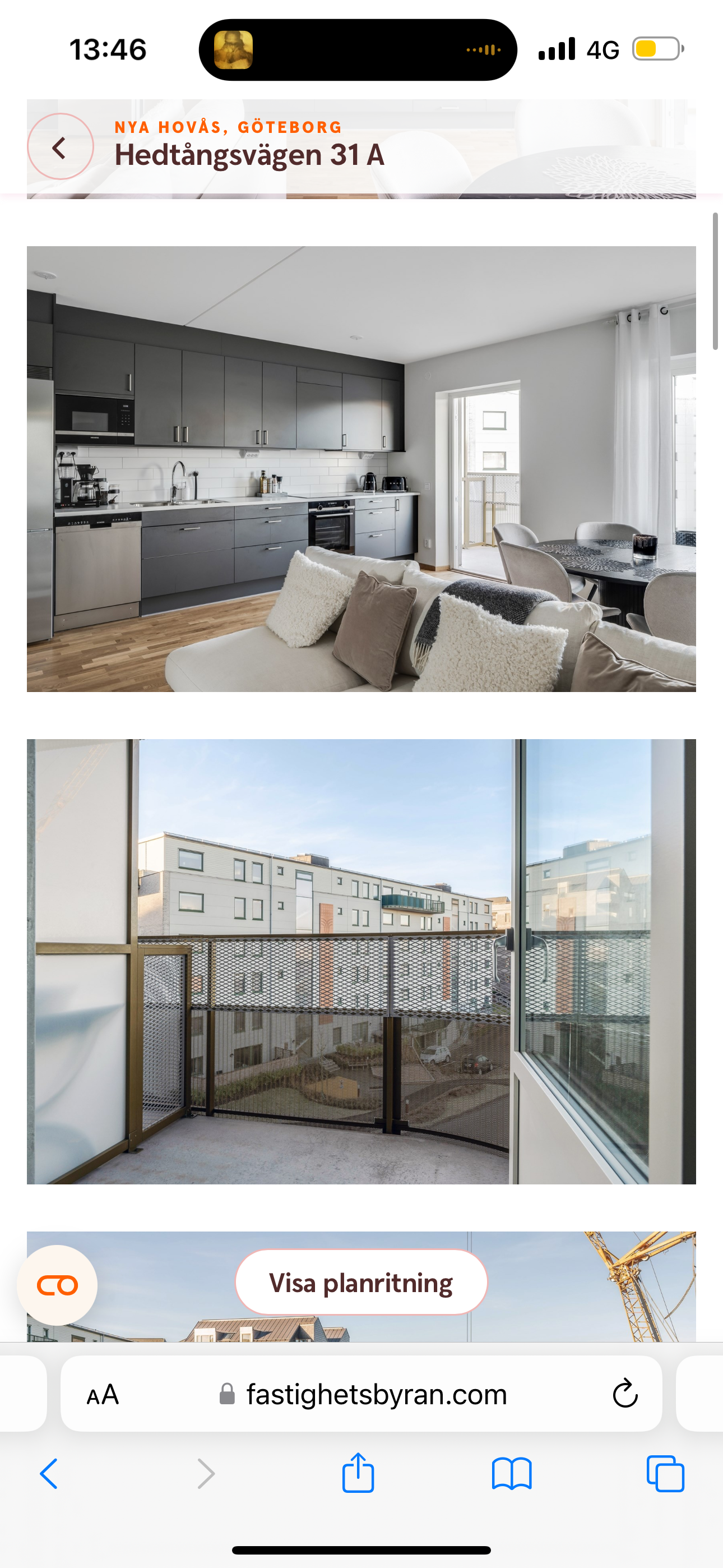 Hedtångsvägen i Hovås