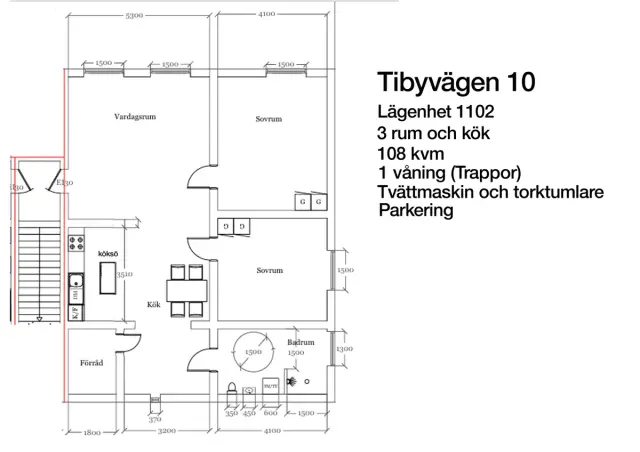 Hyreslägenhet på Örbyhus i orbyhus