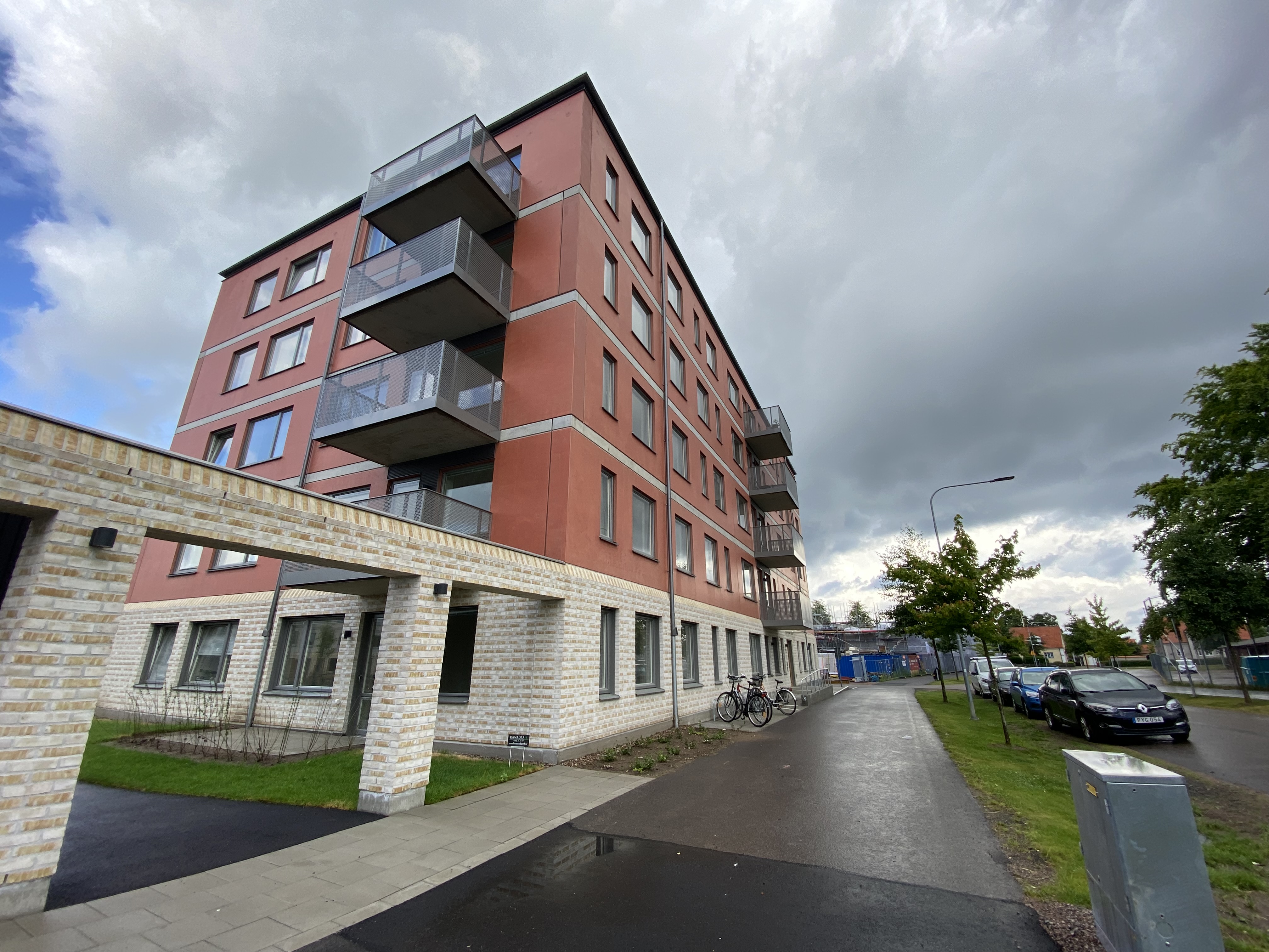 Trapetsgatan i Ängelholm