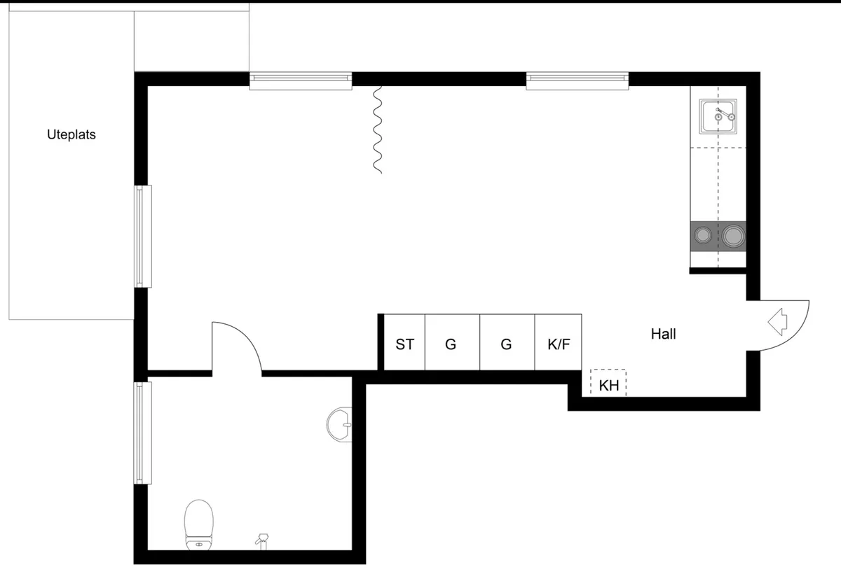 Johan Printz väg i Johanneshov