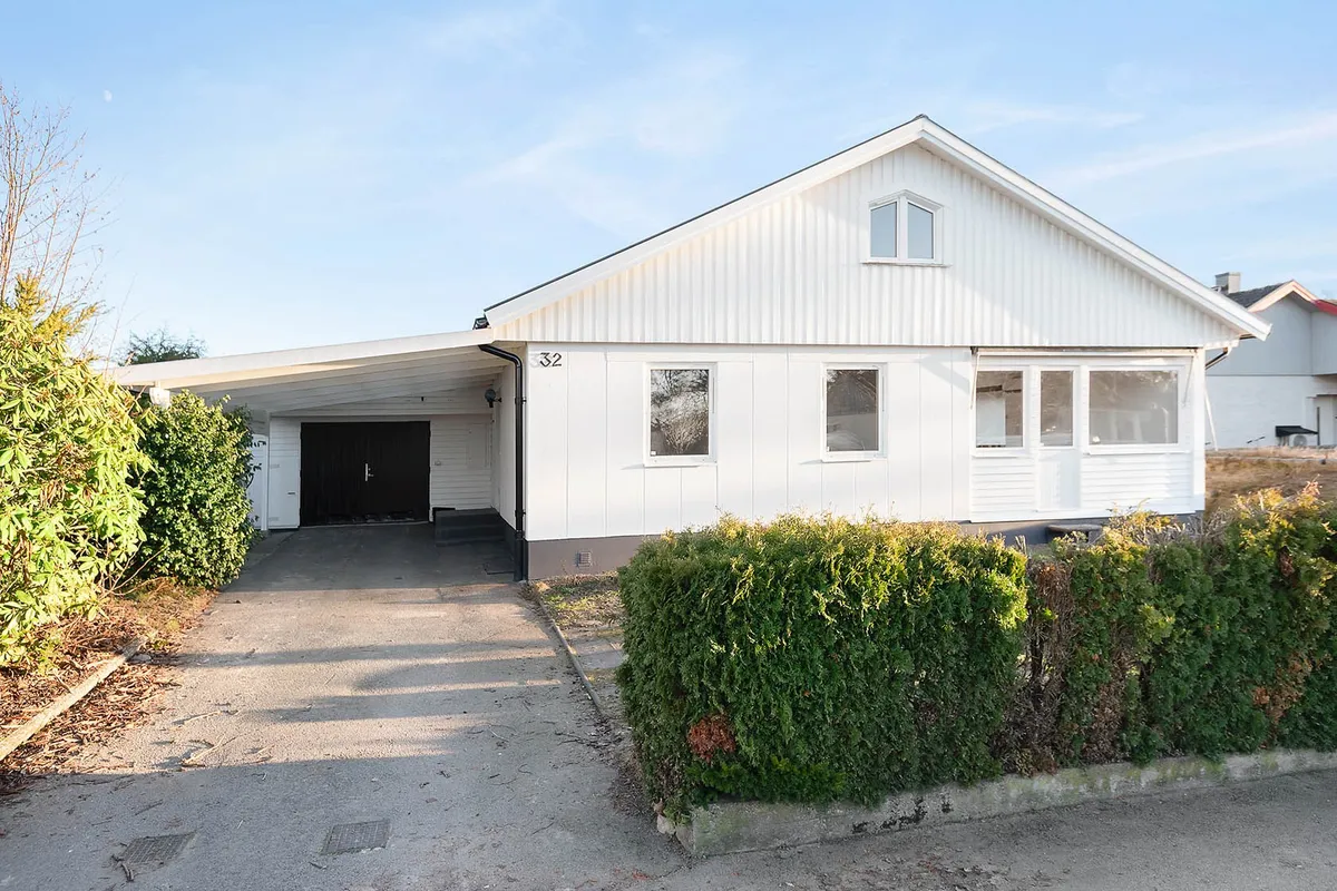 Slättagårdsvägen i Kallinge