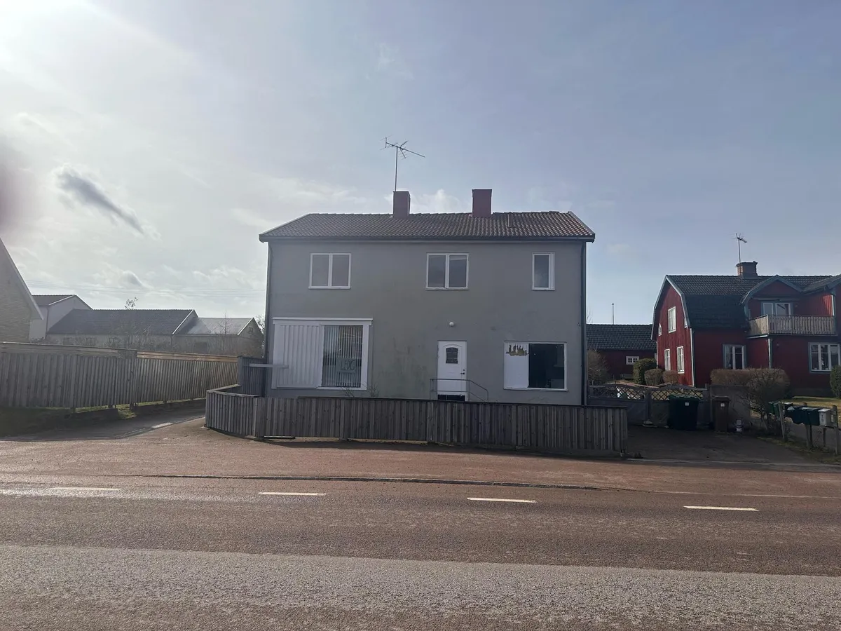 Hus på Storgatan i Blomstermåla