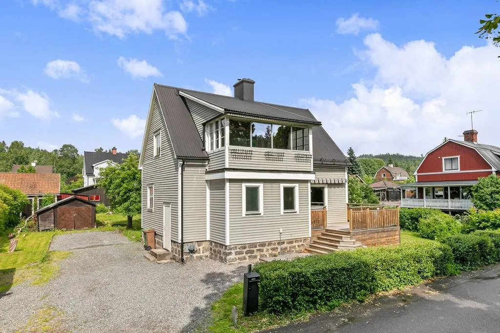 Hus på Brogatan i Hofors