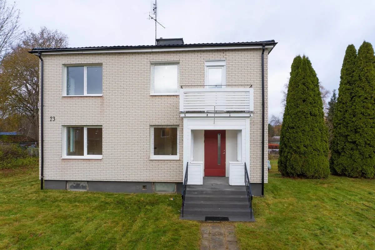Hus på Vetlandavägen i Landsbro