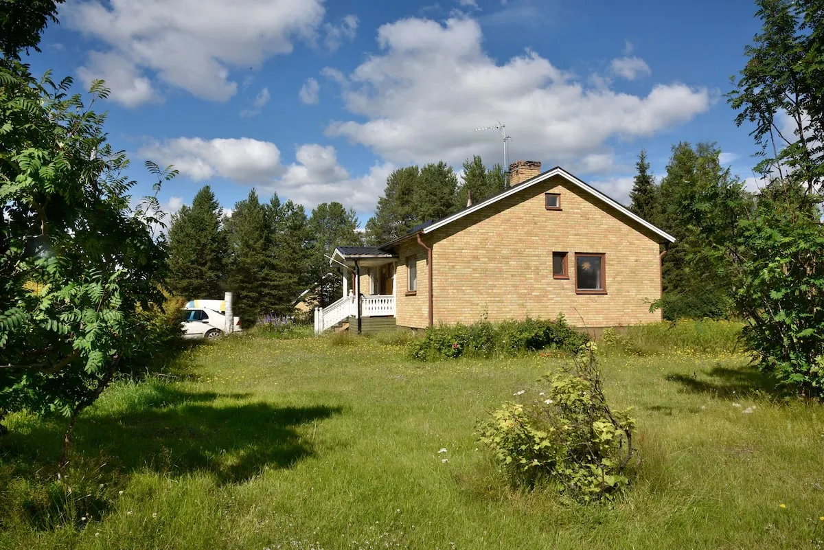 Hus på Skolgatan i Moskosel