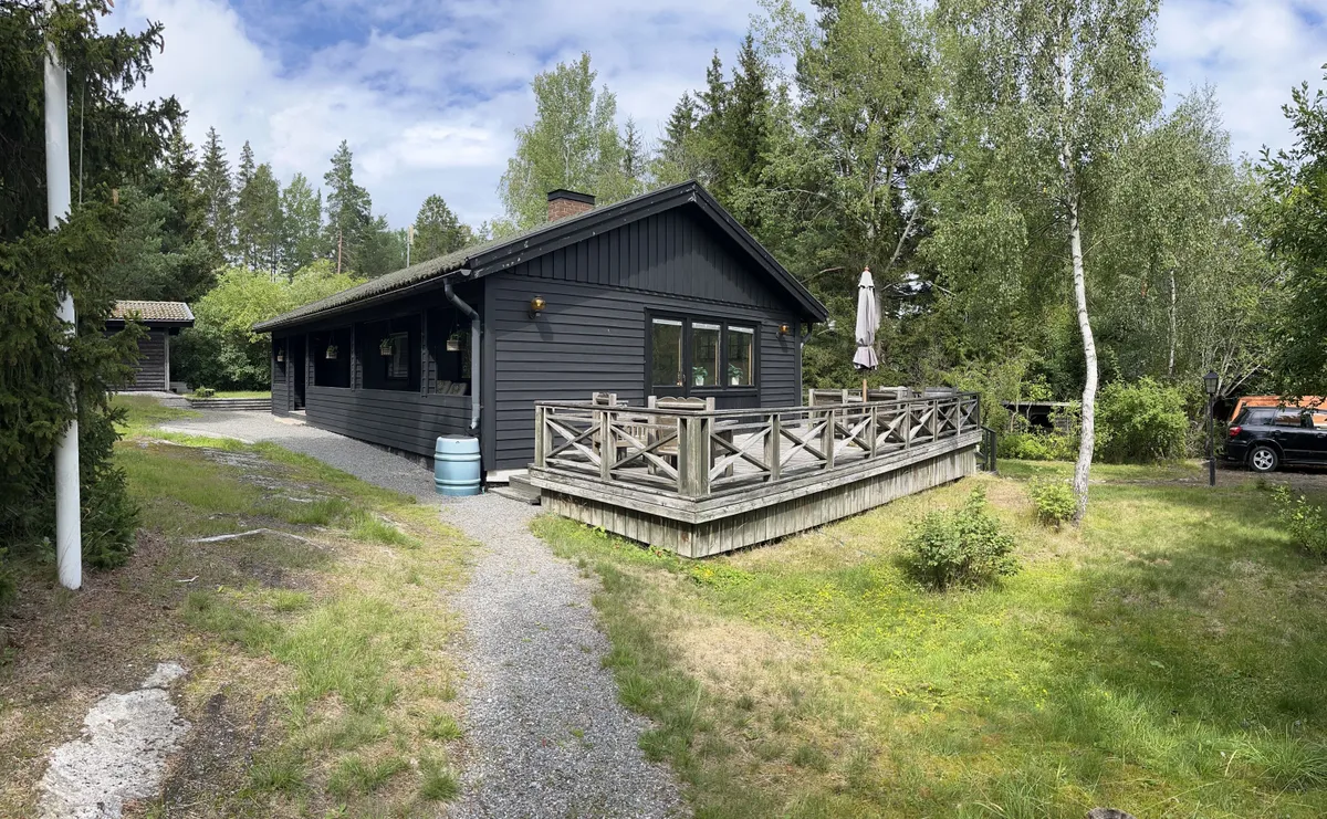 Hus på Elektriska gatan i Årsta havsbad