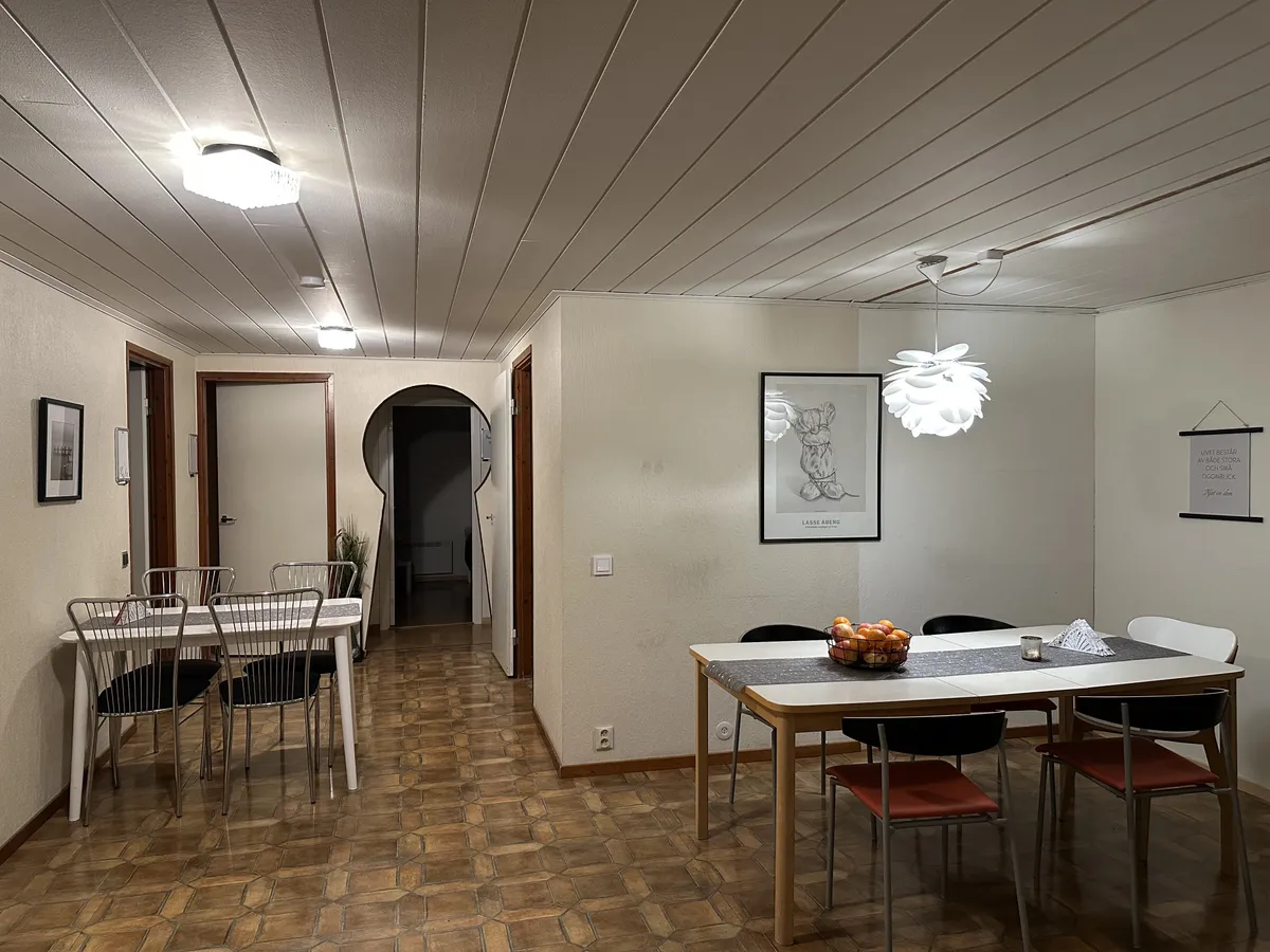 Hus på Egnahemsvägen i Gällivare
