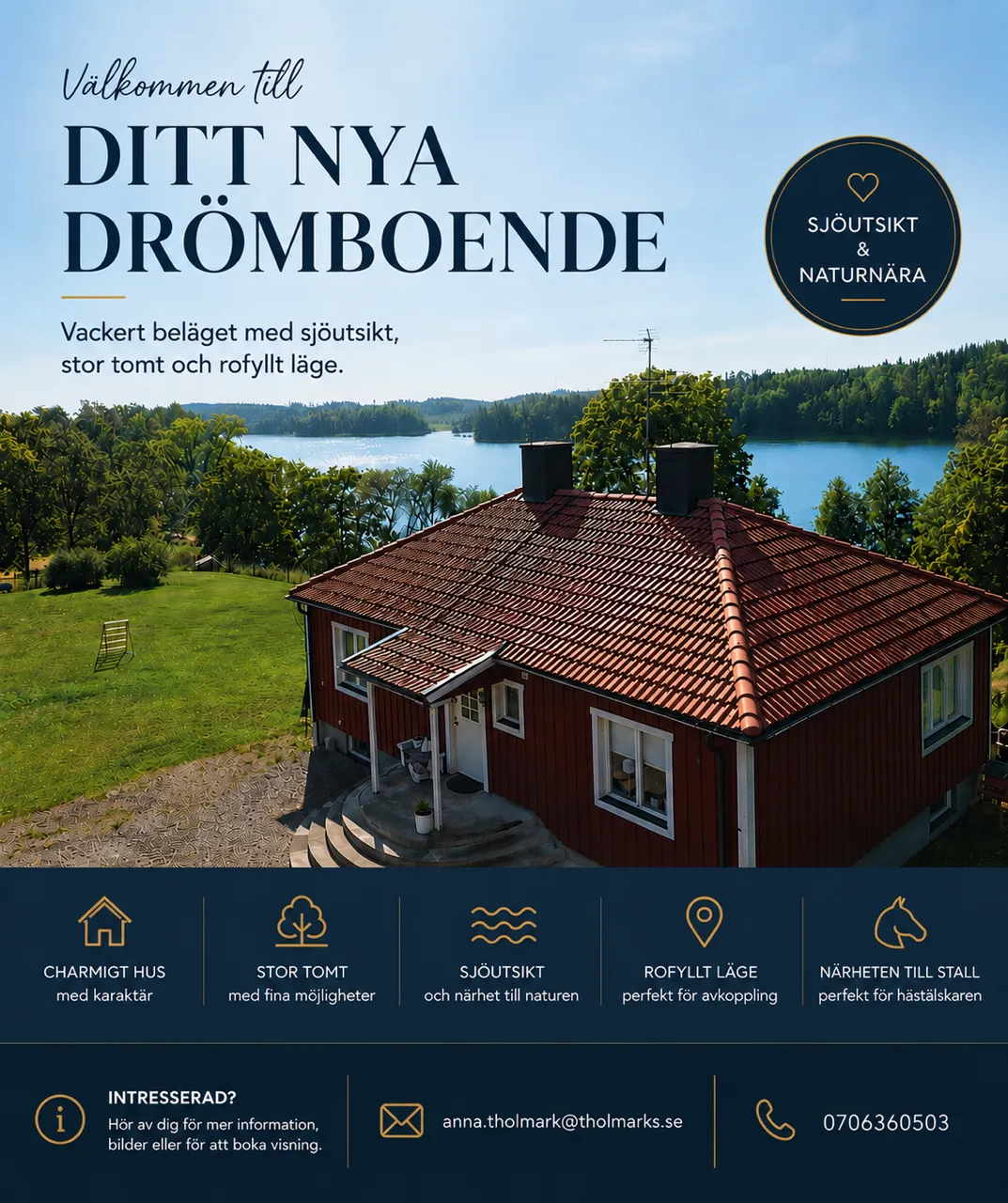 Hus på Grebo Horns Gård i Åtvidaberg