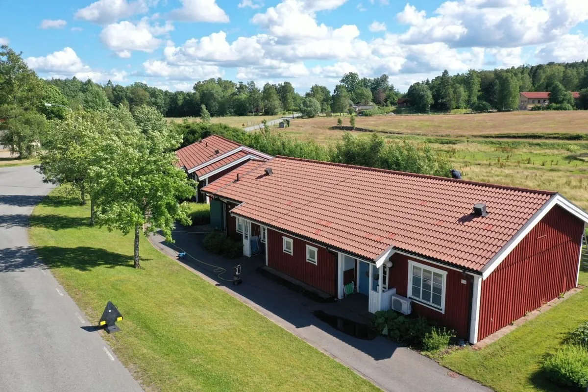 Radhus på Toftavägen i Visseltofta