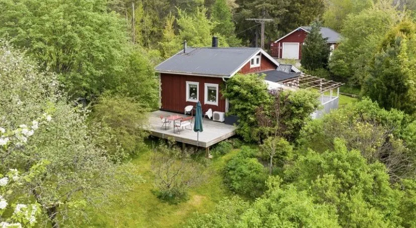 Stuga på Gammelgårdsvägen i Norrby