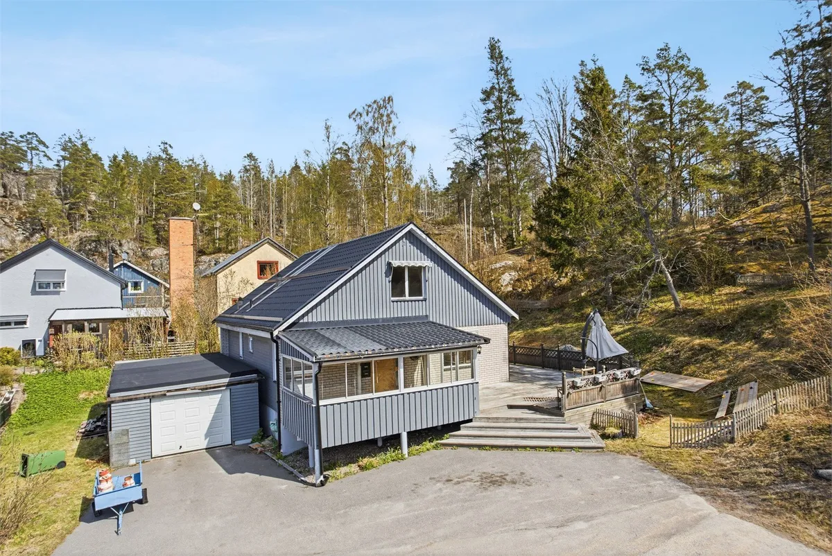 Hus på Sundgatan i Valdemarsvik