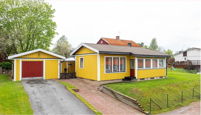 Hus på Strandgatan i Storfors
