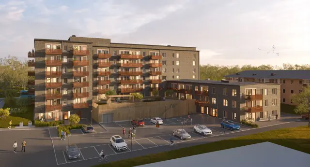 Hyreslägenhet på Knektegårdsgatan i Alingsås