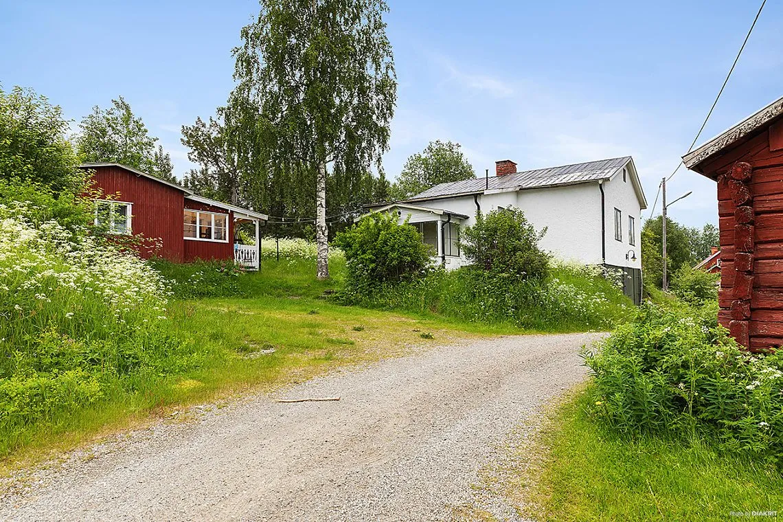 Hus på Lomsjö i Åsele