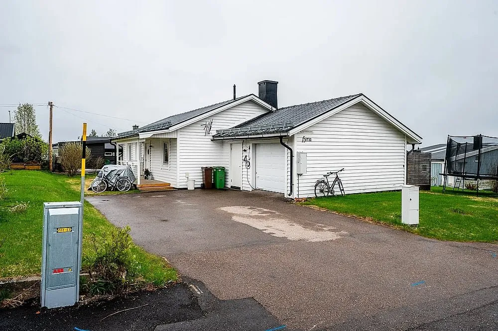 Hus på Hjortronvägen i Gällivare