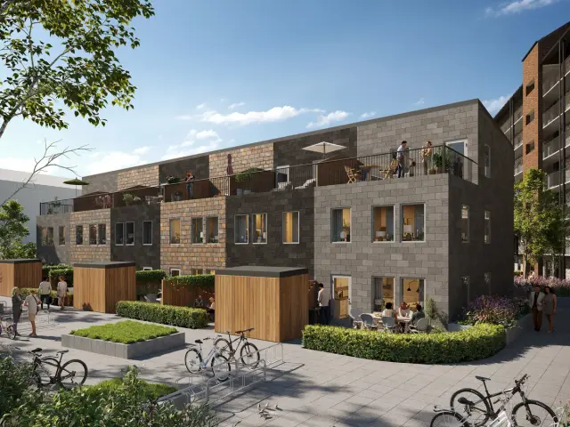 Hyresbostad på Gårdsten i gardsten