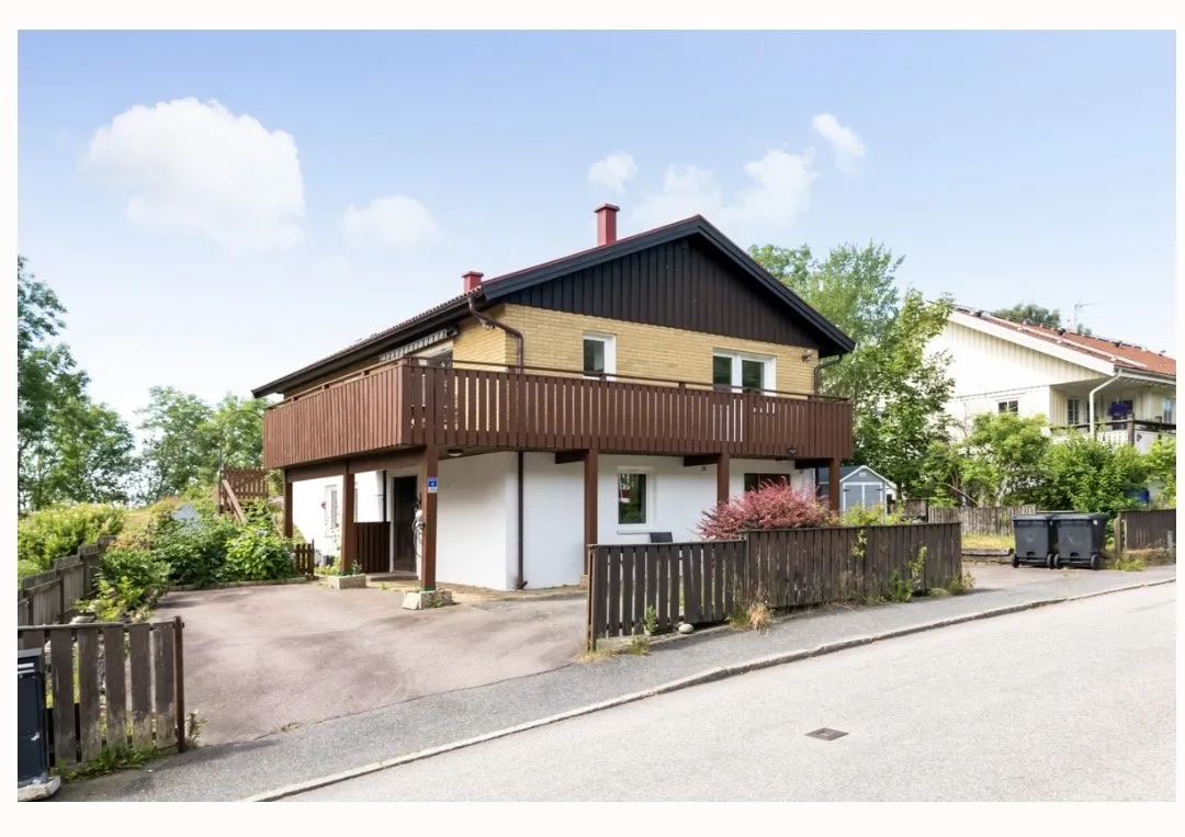 Hus på Hulelycksgatan i Mölndal