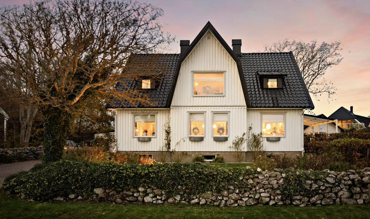 Hus på Magnarpsvägen i Vejbystrand