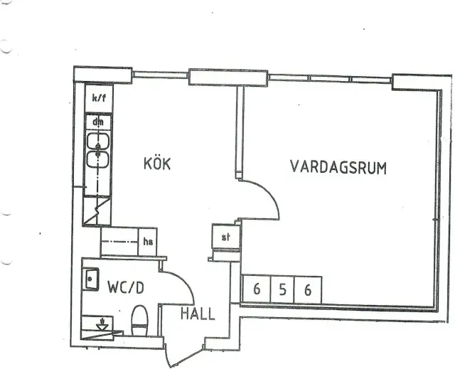 Hyreslägenhet på Nybro i nybro