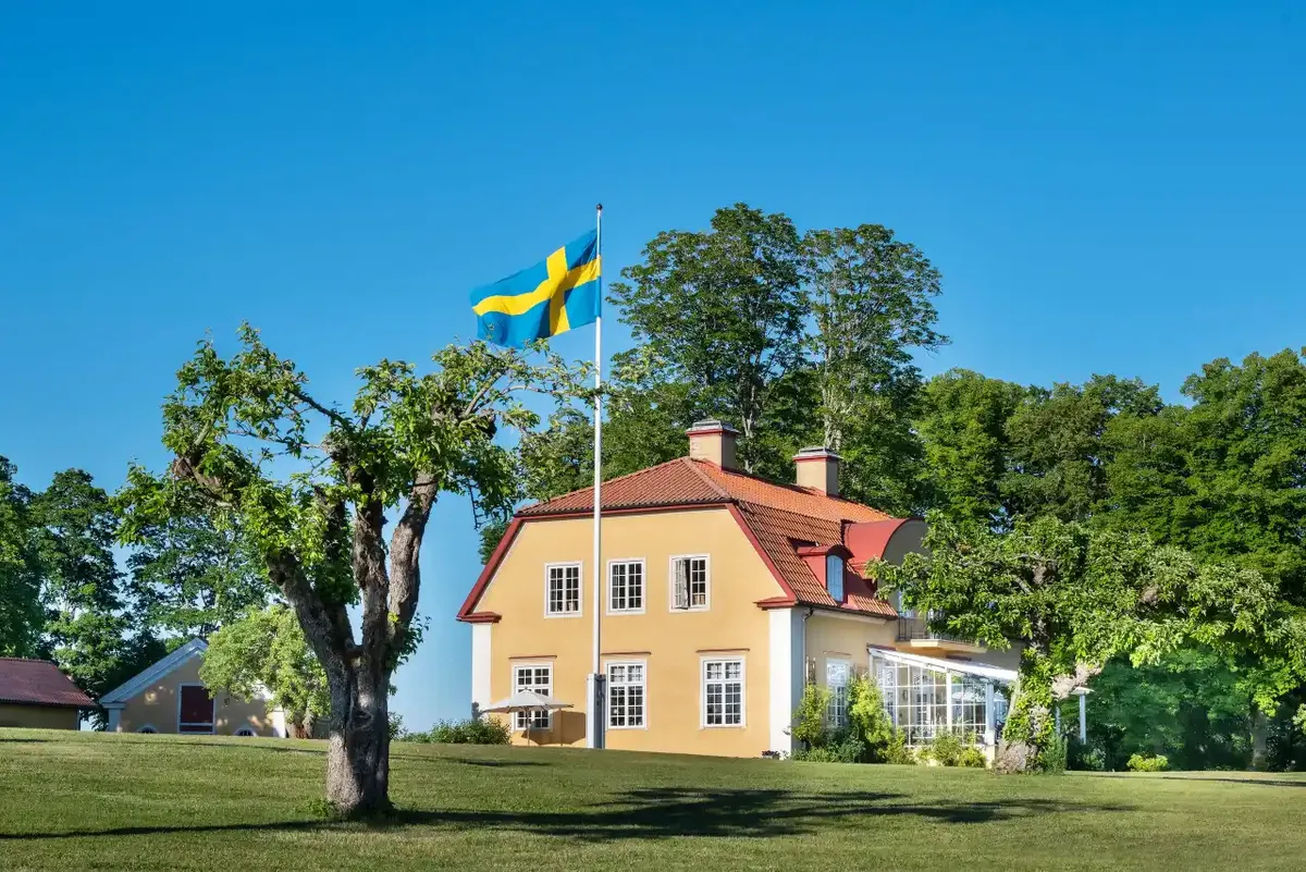 Hus på Broby Säteri i Bettna