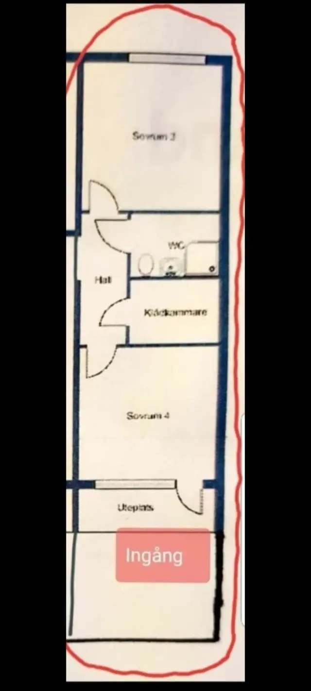 Hyreslägenhet på Brandbergen i brandbergen