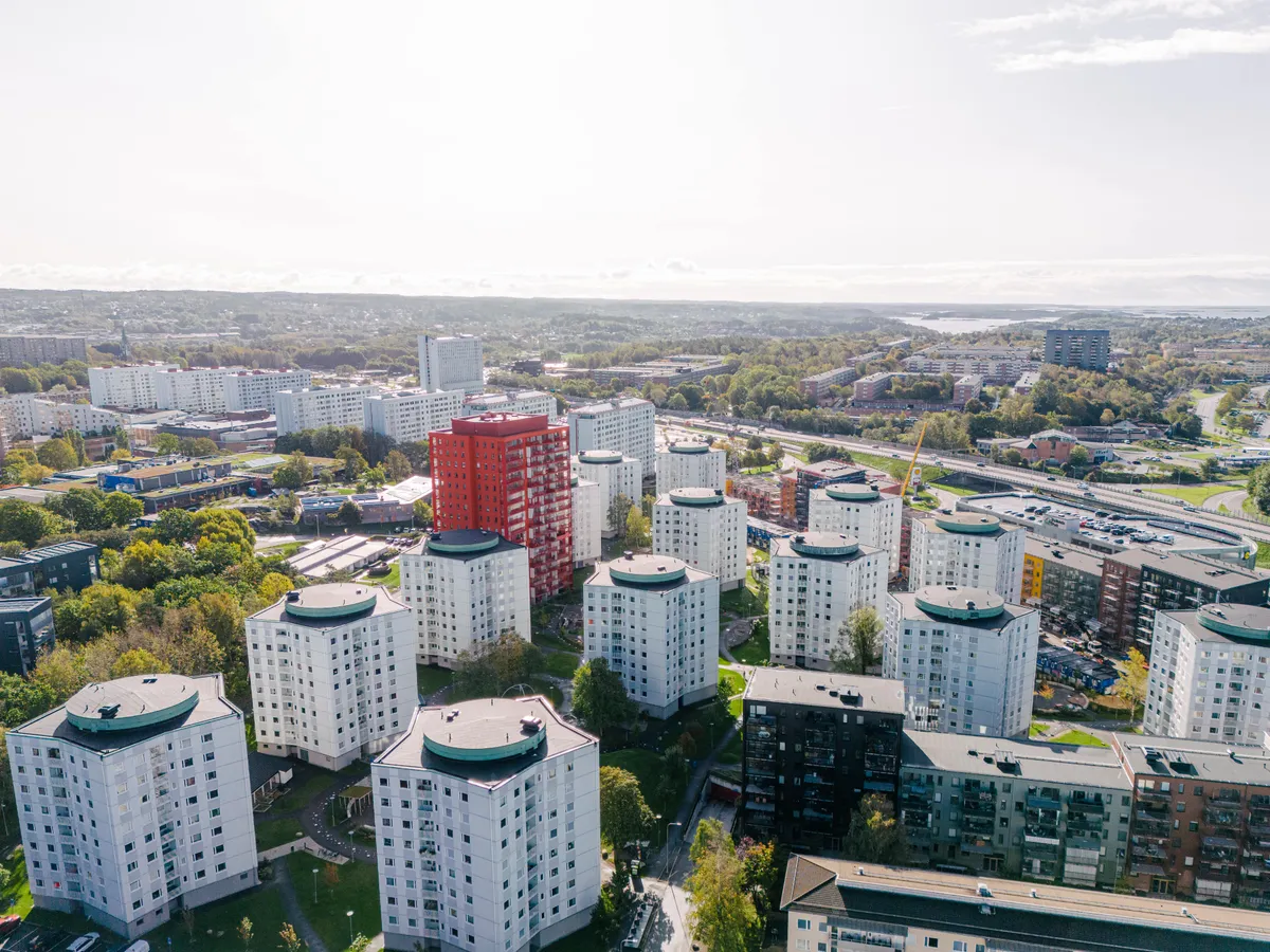 Speldosegatan i Västra frölunda