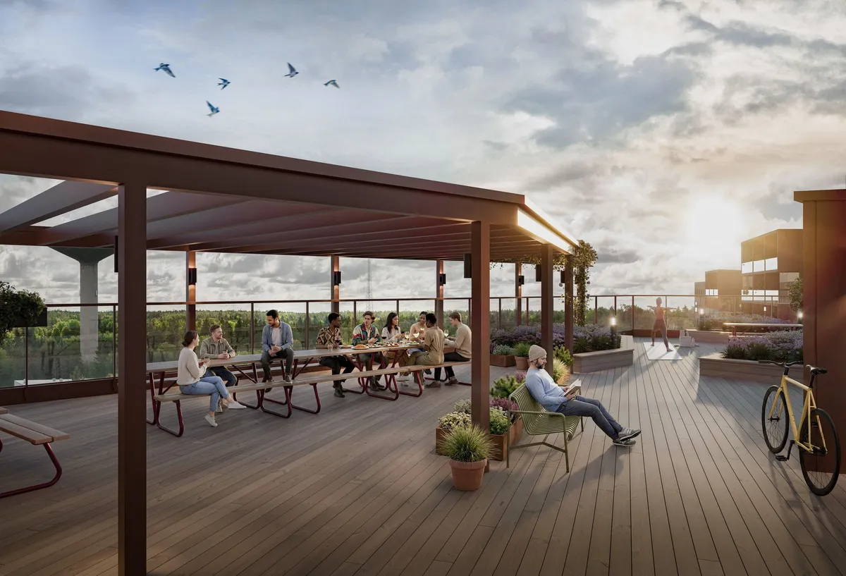 Forskarvägen i Flemingsberg