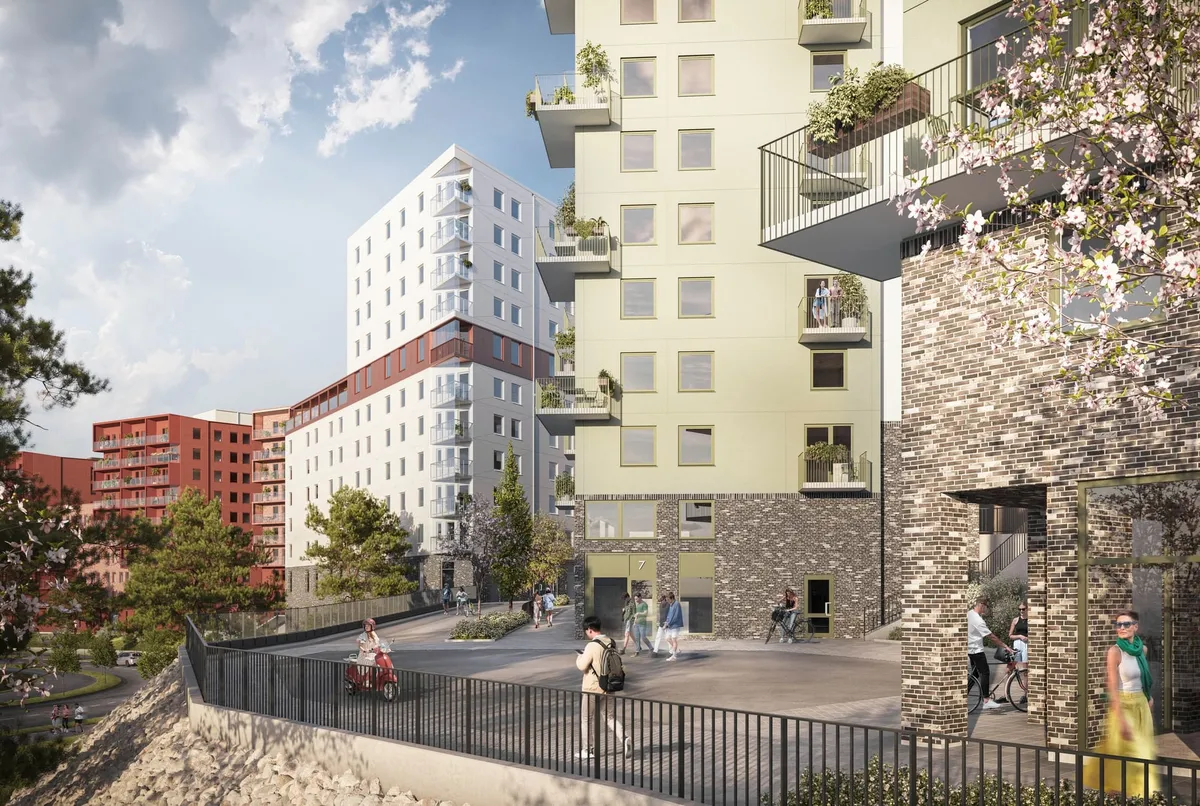 Forskarvägen i Flemingsberg