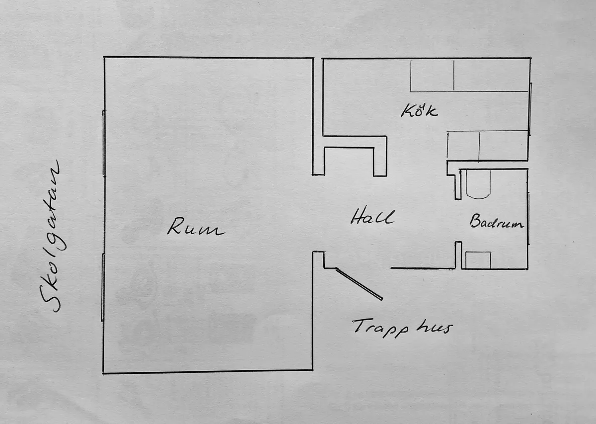 Skolgatan i Kungsör