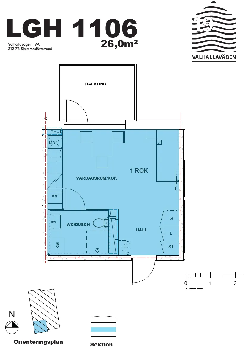 Valhallavägen i Båstad