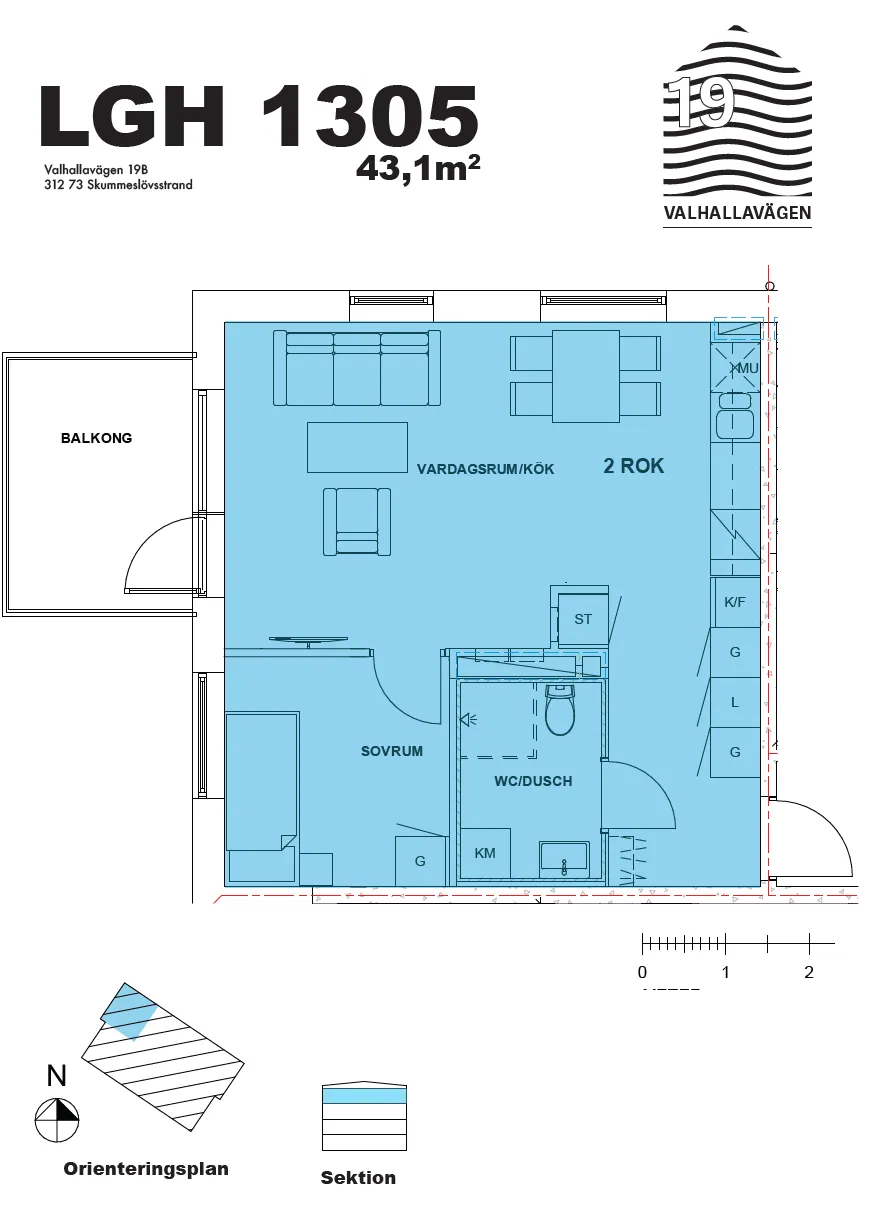 Valhallavägen i Båstad