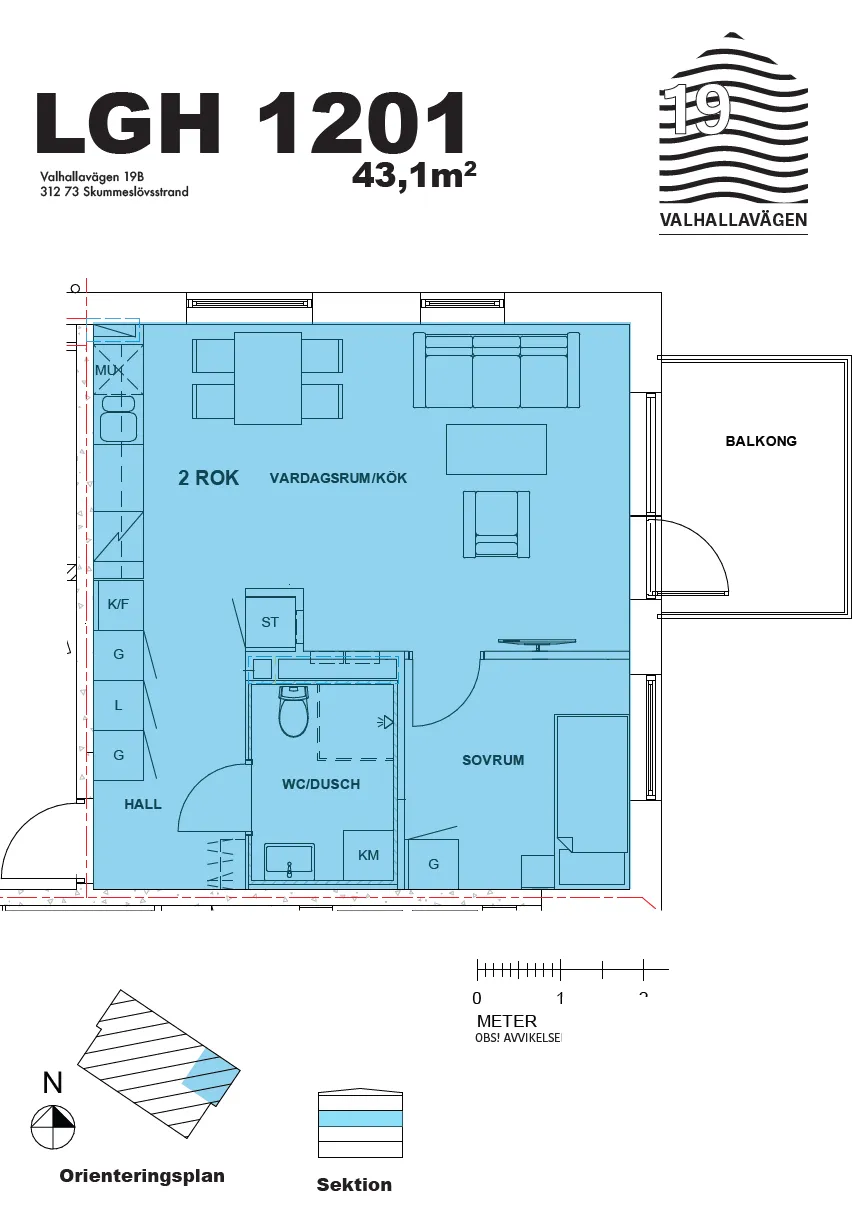 Valhallavägen i Båstad