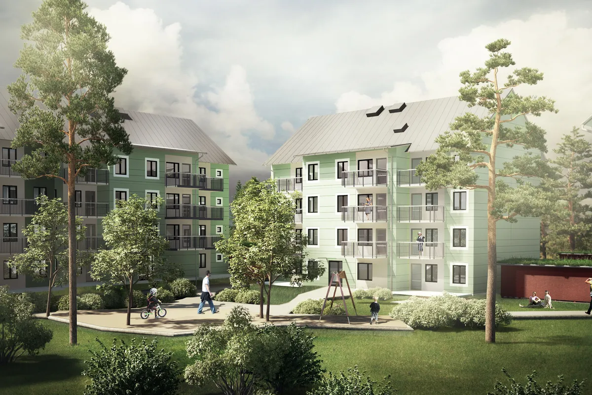 Lindblomsgränd i Hässelby