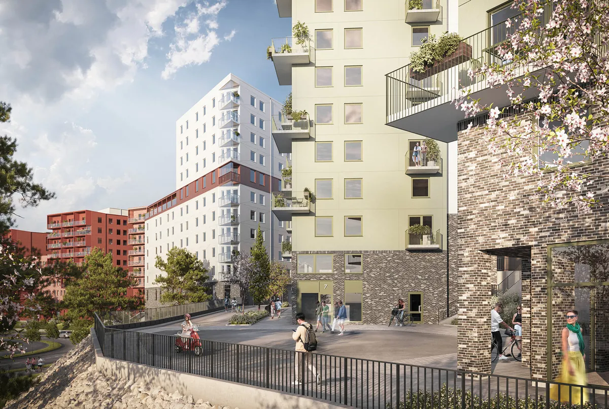 Forskarvägen i Flemingsberg