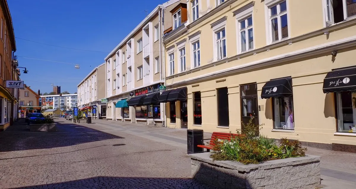 Hamngatan i Oskarshamn