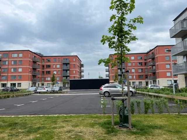 Trapetsgatan i Ängelholm