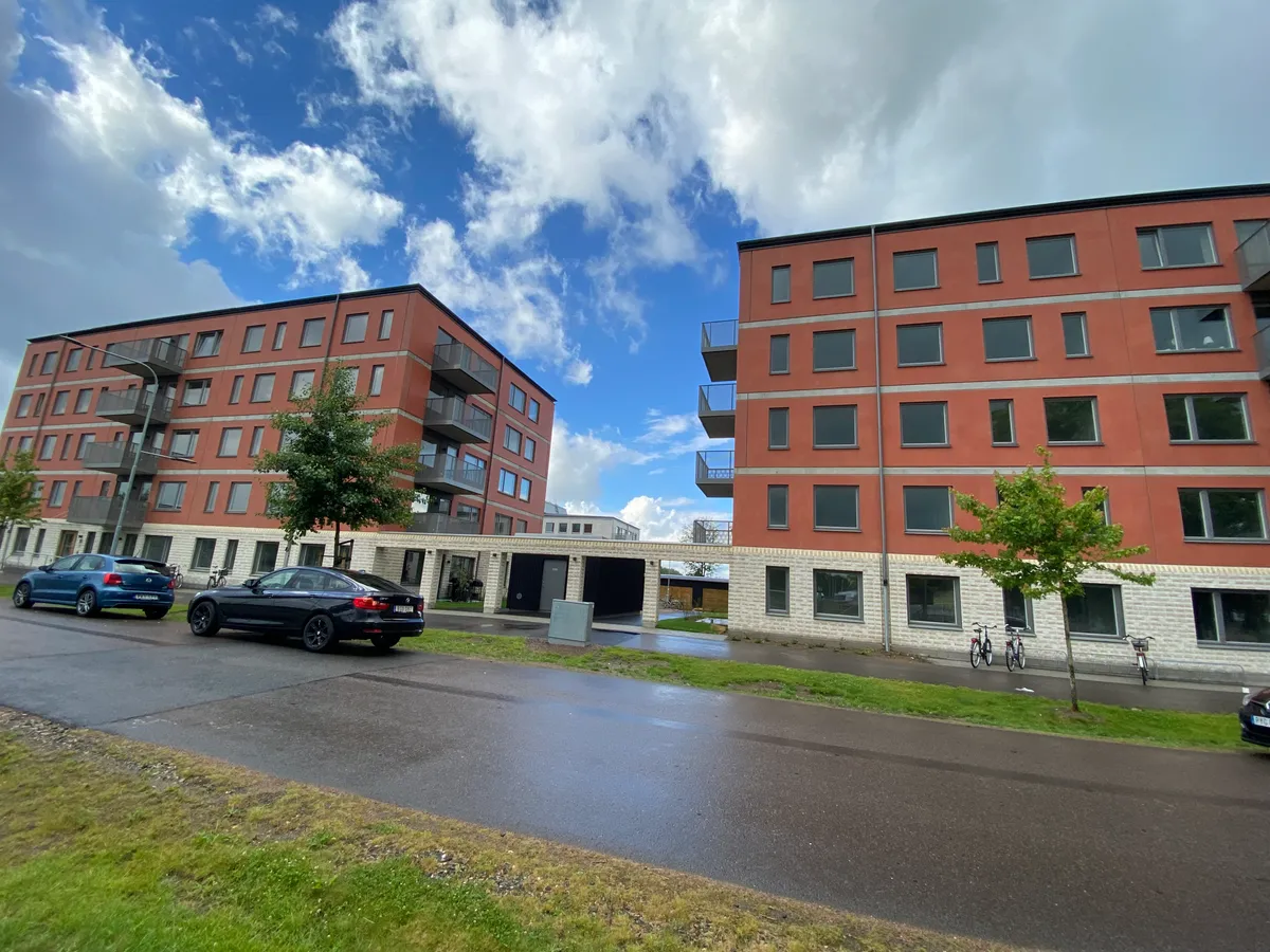 Trapetsgatan i Ängelholm